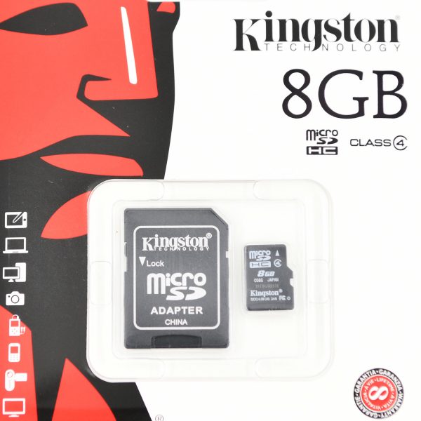 Kingston 32GB Micro SD+Adapter Micro Memory Card Handy Foto Video Speicherkarte 